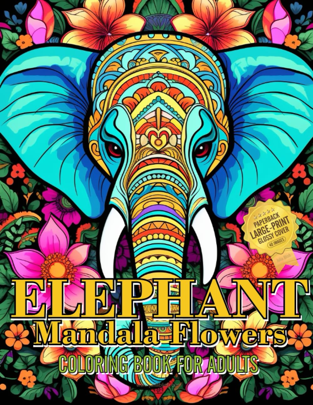 Amazing Animal Coloring Book for adults, relaxing, having fun and relieving stress cover